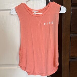PINK Victoria's Secret Women's Coral Tank Top